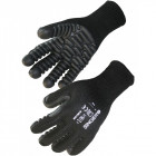 Gant anti vibration polyvalent singer taille 9 tricoté caoutchouc poignet élastique aération confort mousse caoutchouc