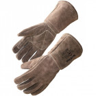 Gant protection chaleur et feu singer taille 10 cuir tout croute marron renfort paume et index