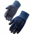 Gant tactile anti froid singer spécial écrans dos aéré paume enduite nitrile souple poignet tricot - Taille au choix