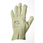 Gants de travail cuir hydrofuge oléofuge eurotechnique 2420 (lot de 10 paires de gants) - Taille au choix