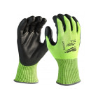 Gants haute-visibilité anti-coupures niveau 4/d taille 10/xl | 4932479929 - milwaukee