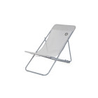 O'colors - chilienne 4 positions gris - structure pliable