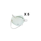 Gerin - lot de 5 masques anti-poussière ajustables ffp1 [ non toxique ! ]