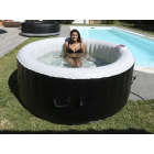 Spa gonflable 6 personnes rond ospazia- jusqu’à 40°c - prêt en 5 minutes - couverture et filtre inclus