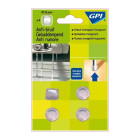 Gpi - 444013 - pack de 4 embout anti-bruit 16mm Gpi - 444013 - pack de 4 embout anti-bruit 16mm