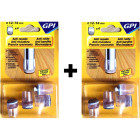 Gpi – 8 embout feutre de pieds enveloppant transparentrant ø 12 – 14 mm