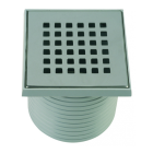 Grille carrée 100x100 + support pour isotanche classic diam. 50