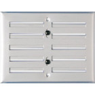 Grille daération plates - grilles métalliques réglables 130 x 168 mm