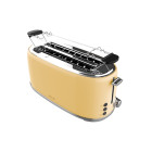 Grille-pain cecotec toast&taste 1600 retro double beige (1630 w)