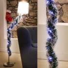 Guirlande de sapin verte enneigée 30 led malocash