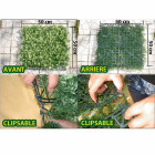 Haie artificielle sapin clipsable 1m2
