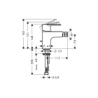 Hansgrohe- mitigeur de bidet talis e², avec cartouche 2 vitesses, chromé