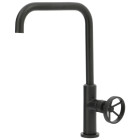 Mitigeur évier bec haut style industriel noir thermador - vat13n