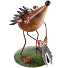 Hérrison en métal déco 10x8.5x12cm