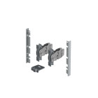 AvanTech YOU Kit de raccords pour la façade intérieure à recouper - Hauteur 101 mm - Argent - HETTICH - 9257611