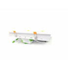 Downlight spot led cob rectangle orientable 2x20w 120 - couleur eclairage au choix