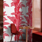 Papier peint exotique palmiers - RED PALM++