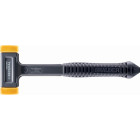Maillet secural - plus, tête et manche incassables fabriqués dans une seule et même pièce d'acier, embouts rectangulaires, avec extrémité de la poignée spéciale - l=30 mm / b=40 mm - 3380.140