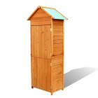 Armoire de rangement de jardin Marron 42,5x64x190 cm