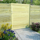 Portail de jardin Bois de pin imprégné 125 x 100 cm