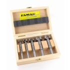 Jeu mèches à façonner au carbure dans coffret de bois 5-pcs. Ø 15,20,25,30,35 mm FAMAG - 1662.505