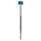 Vis autoperceuse ETANCO Zacrospiral - Ø 6.3x150 mm - Tête hexagonale 12 - Sachet de 100 - Ral 7015 - 551940221