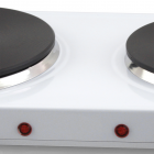Emerio Plaque électrique double 2 500 W blanche HP-109090.4