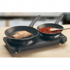Bestron Plaque de cuisson double AHP212D 1500 W + 750