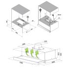 Exquisit Hotte en métal FSH 61