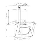 Exquisit Hotte 194 W 700 m³ KFD911-B