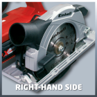 Einhell Scie circulaire sans fil "TE-CS 18 Li-solo" Rouge 150 mm