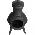Esschert Design Cheminée Fonte 70 cm Noir