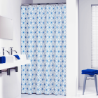 Sealskin Rideau de douche Triangles 180 cm Bleu 233611321