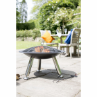 RedFire Bol de feu Stamford Acier Noir 75 cm