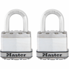 Master lock cadenas excell 2 pcs acier laminé 45 mm m1eurt