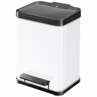 Hailo poubelle à pédale oko uno plus taille m 17 l blanc 0619-230