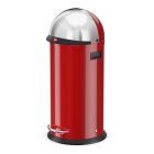 Hailo poubelle à pédale kickvisier taille xl 36 l rouge 0850-589