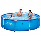 Bestway piscine gonflable ronde steel pro avec cadre en acier