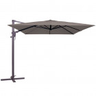 Madison parasol monaco flex 300 x cm taupe carré pc10p015
