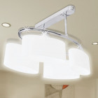 Vidaxl lustre/ lampe de plafond contemporaine 4 abats jours en verre