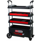 Ks tools chariot à outils butler 77 x 39,5 x 76-111,1 cm 895.0000