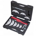 Ks tools kit de cintreuse de tube à cliquet 13 pcs 10-22 mm 203.1400