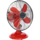 Bestron ventilateur de bureau 30 cm rouge dft25r