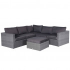 Garden impressions jeu de canapé 13 pcs cayman ii gris 03832am