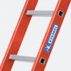 Echelle simple isolante 12 échelons hauteur d'accès 4,53 m