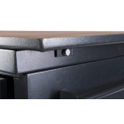 Table de monteur mobile tuffbench 1120x705x920 mm charge 1000 kg serrure 5 points gris charbon Bh1270m