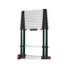Echelle télescopique avec stabilisateur télescopique pro 3,8 m 13 barreaux charge 150 kg max. 100009