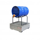 Bac de rétention acier galvanisé 1 fût 220 L - 845006624
