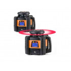 Laser rotatif horizontal double pente portée 600 m classe 2 avec cellule de réception Fl 155h-g + fr 77-mm