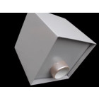 Boite à eau alu 200x200x210 - RAL 7036 Gris Platine